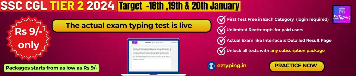 EzTyping Test Online